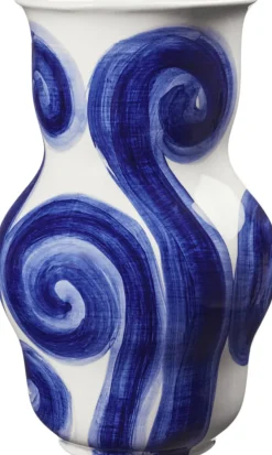 Clearance Tulle Vase H22. 5 cm blå Vaser & Urtepotteskjulere