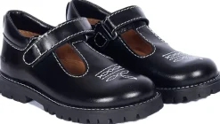 Børn ANGULUS Ballerinaer>Tullesko med western kontraststikni