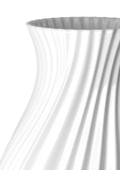 Twist Vase H25 cm hvid porcelæn-Kähler Clearance