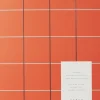 Notem Kontorartikler>UMA Flat Lay Notebook - Large, Orange check