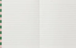 Notem Kontorartikler>UMA Notebook, Flat-Lay - Medium, Green & Rose