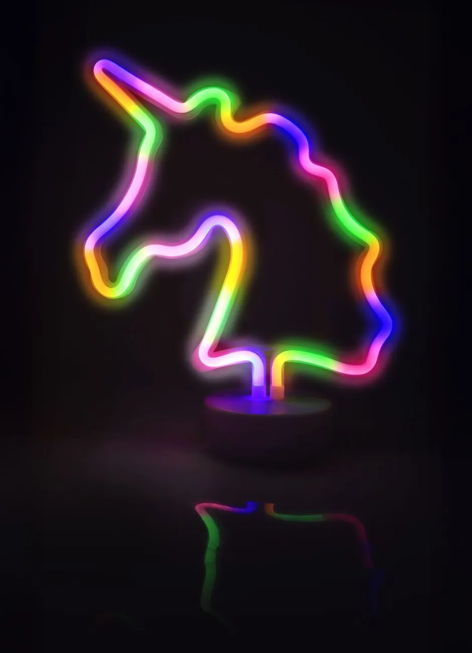UNICORN LED NEO LAMPE 30c-Lamper og disco lys Discount
