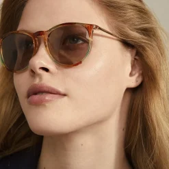 Hot VANILLE sunglasses multi/gold Dame Briller