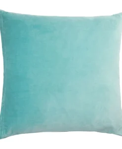 Discount VELVET/LIGHT BLUE, PYNTEPUDE 48x48 CM Puder