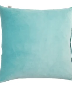 Discount VELVET/LIGHT BLUE, PYNTEPUDE 48x48 CM Puder