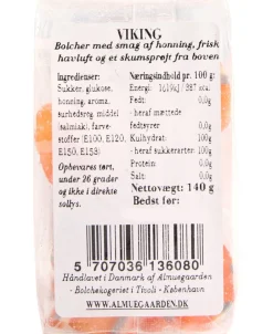 Almuegaarden Bolcher>Vikinge bolcher med smag af honning & mentol