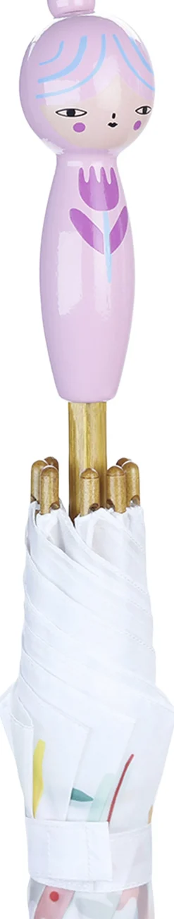 - Paraply - Blomsterpige pink af Suzy Ultman-VILAC New