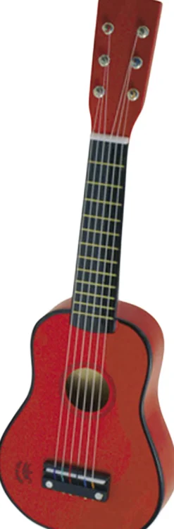 Børn VILAC Rolleleg & Musik>- Rød guitar