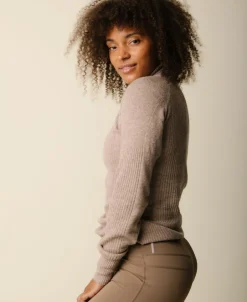 Best Vilda turtleneck cashmere blend sweater - Hazel Dame Cashmere|Strik