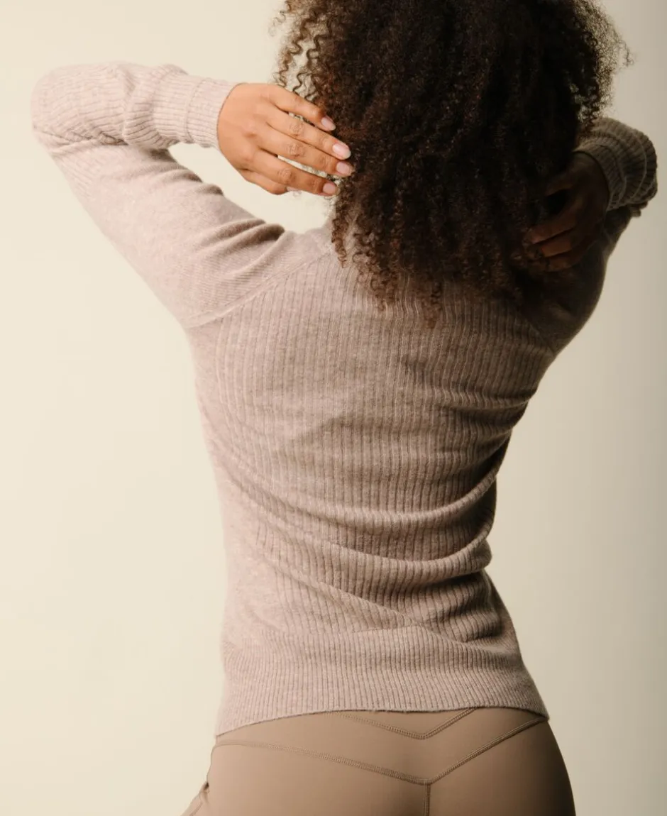 Best Vilda turtleneck cashmere blend sweater - Hazel Dame Cashmere|Strik