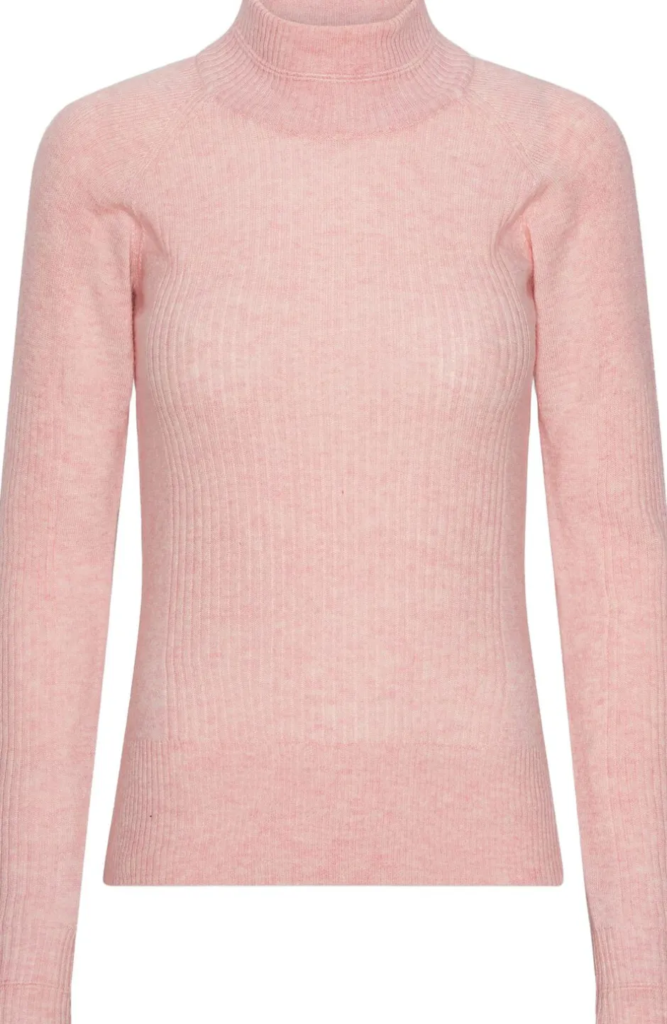 Dame Cartel Copenhagen Cashmere|Strik>Vilda turtleneck cashmere blend sweater - Blush