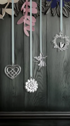 Vildt hjerte H8 forsølvet-Rosendahl Outlet