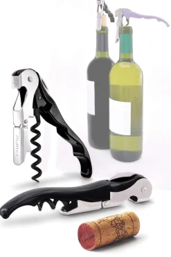 Vinåbner Pulltaps Classic sort m hylster-PULLTEX Outlet