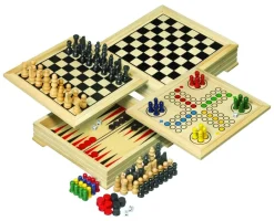 Børn VINI GAME Spil & Puslespil>VINI 4 I 1 TRÆSPIL mREGLER