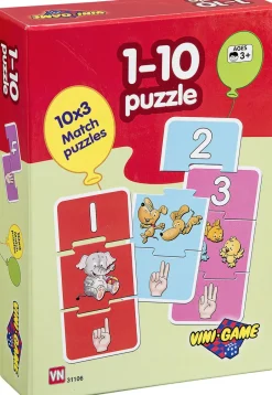 VINI LÆR AT TÆLLE PUSLE-VINI GAME Best