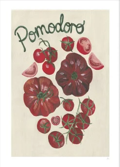 Violets Print House - Pomodoro-Poster & Frame