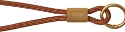 Dame Vipp Nøgleringe>320 Key strap, Todos Santos, ochre, 45 cm