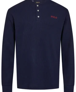 Polo Ralph Lauren Nattøj>Waffle-Knit Henley Sleep Shirt