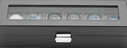 Ditur Ure>Watch Box 6 Watches Black Wood DIT0