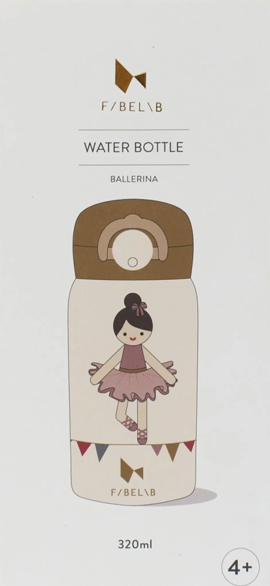 Børn Fabelab Drikkedunke>Water Bottle - Ballerina