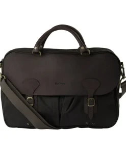 Wax Leather Briefcase-Barbour Hot