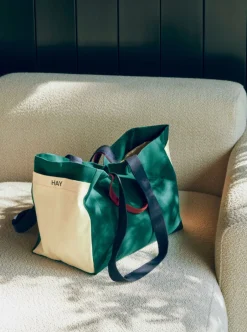 Dame Hay Rejse- & Sportstasker>Weekend Bag (Organic)-Medium-Dark green multi