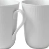 White Fluted Cup 36cl 2PK-Royal Copenhagen Outlet