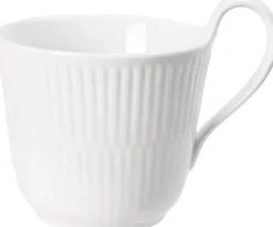 Royal Copenhagen Kopper & Krus>White Fluted High Handle Cup 24cl