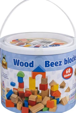 Børn B Beez Konstruktionslegetøj>WOOD BEEZ 60 KLODSER