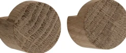 Wood Knot, Oiled, 2 pcs-Ekta Living Outlet