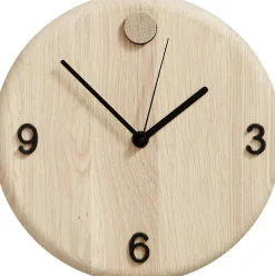 Andersen - Furniture Ure & Vejrstationer>Wood time - Ø 22 cm, Oak