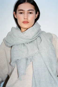 Dame Rabens Saloner Andet>Wool cash scarf - Caroliva