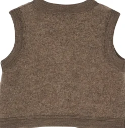 Børn Müsli by Green Cotton Uld>Woolly fleece vest