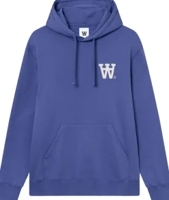 Wood Wood Sweatshirts>WWCass AA Chest Print Hoodie