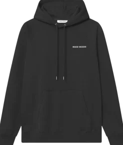 WWFred hoodie chest print-Wood Wood Clearance