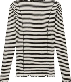 Dame Mads Nørgaard - Copenhagen T-Shirts & Toppe>2x2 Cotton Stripe Siri Top