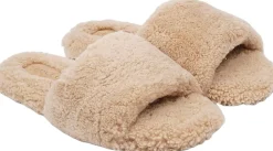 Dame Lovelies Hjemmesko>Y SHAN - SHEARLING OPEN SLIPPERS