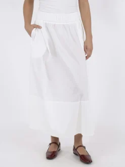 Dame Neo Noir Nederdele>Yara Long Poplin Skirt