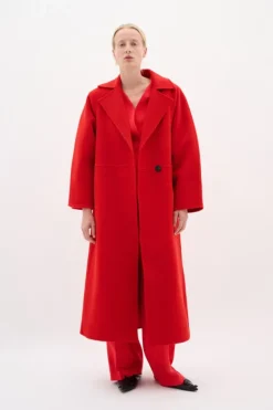 New YillaIW Long Wool Coat Dame Jakker & Frakker
