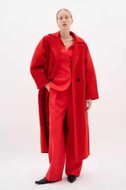 New YillaIW Long Wool Coat Dame Jakker & Frakker